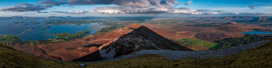 Croagh Patrick summit<br>looking east