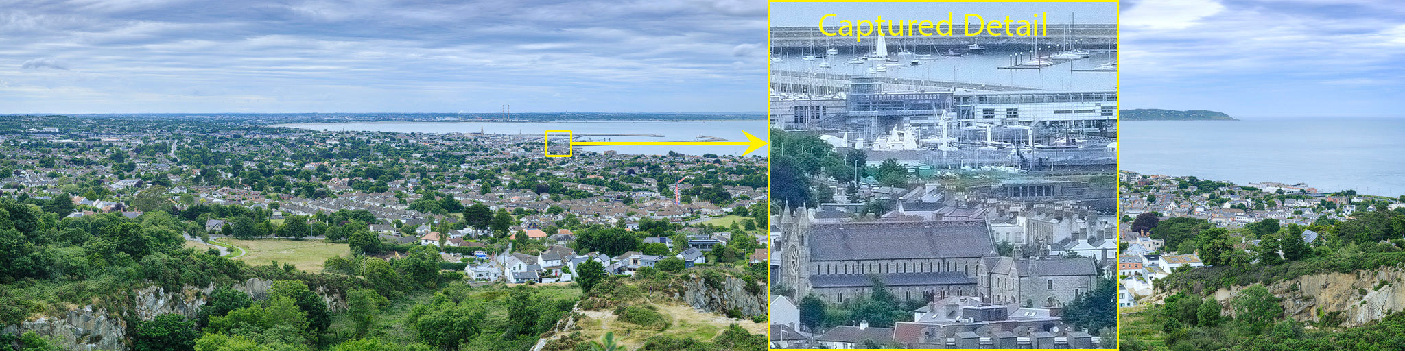 Dublin South from Dalkey Hill