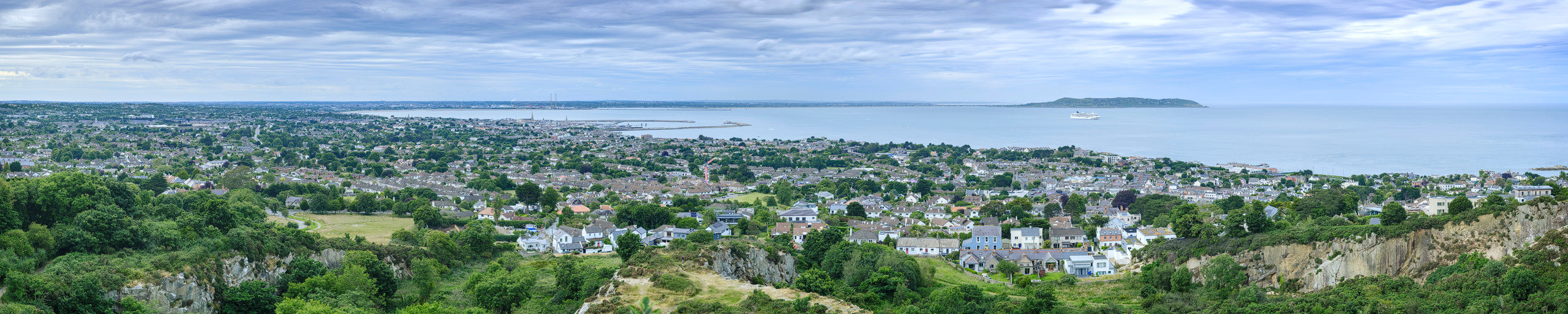 Dublin South from Dalkey Hill
