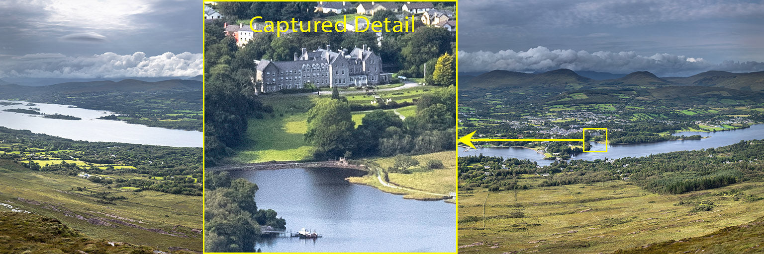 View over Kenmare and Kenmare Bay