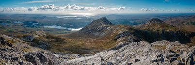 West Connemara from the Twelve Bens