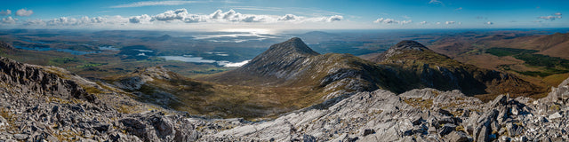 West Connemara from the Twelve Bens