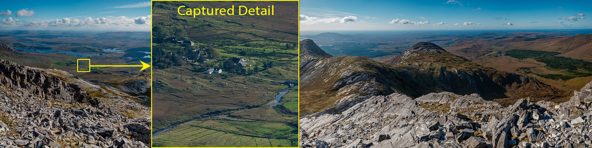 West Connemara from the Twelve Bens