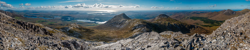 West Connemara from the Twelve Bens