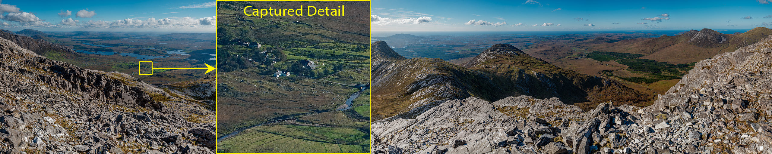 West Connemara from the Twelve Bens