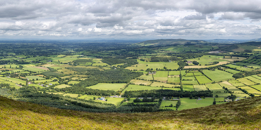 Limerick southeast from the Ballyhoura Mountains