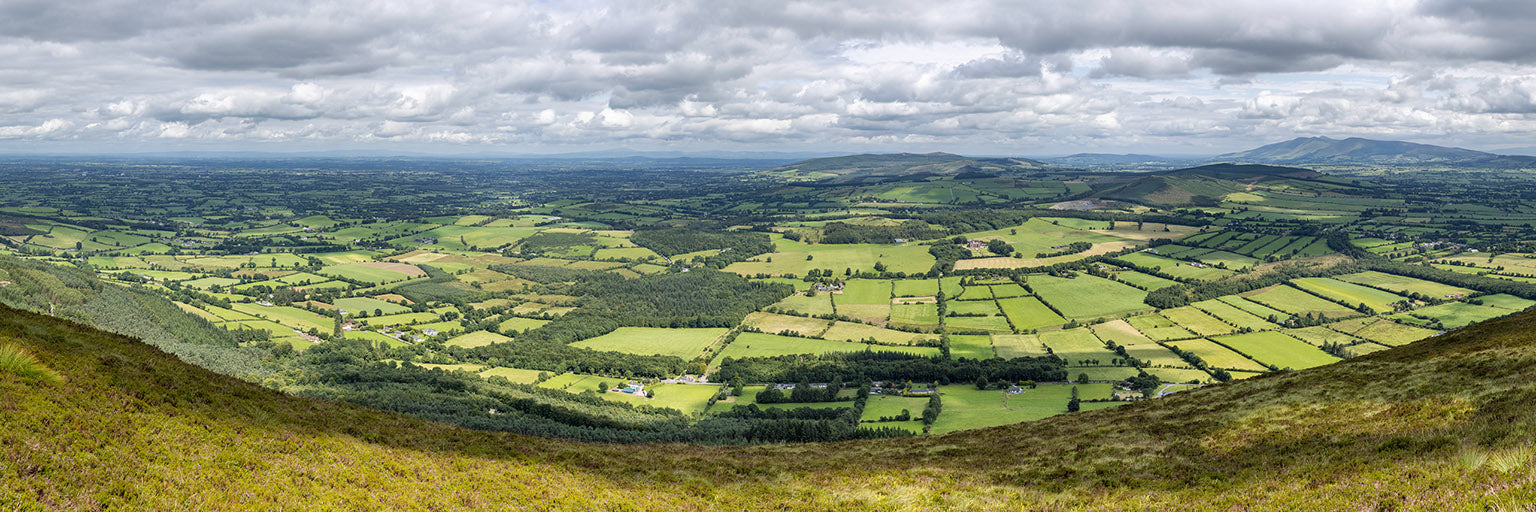 Limerick southeast from the Ballyhoura Mountains