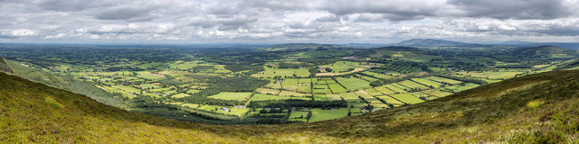 Limerick southeast from the Ballyhoura Mountains