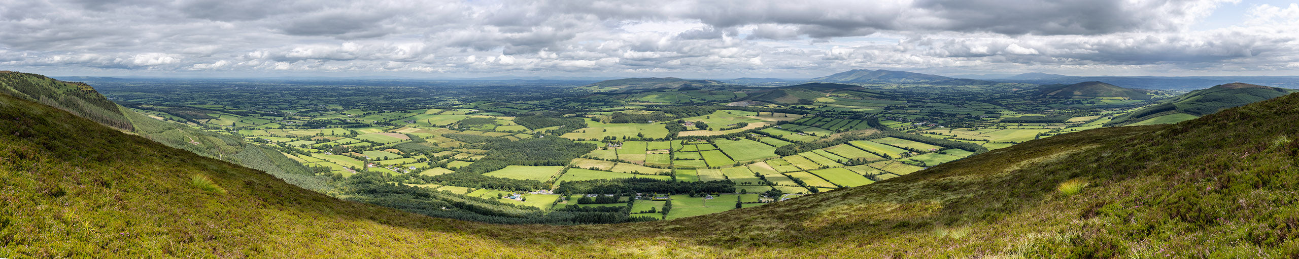 Limerick southeast from the Ballyhoura Mountains
